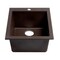 Alfi Brand Chocolate 17" Drop-In Rectangular Granite Composite Kitchen Prep Sink AB1720DI-C - alternate 9
